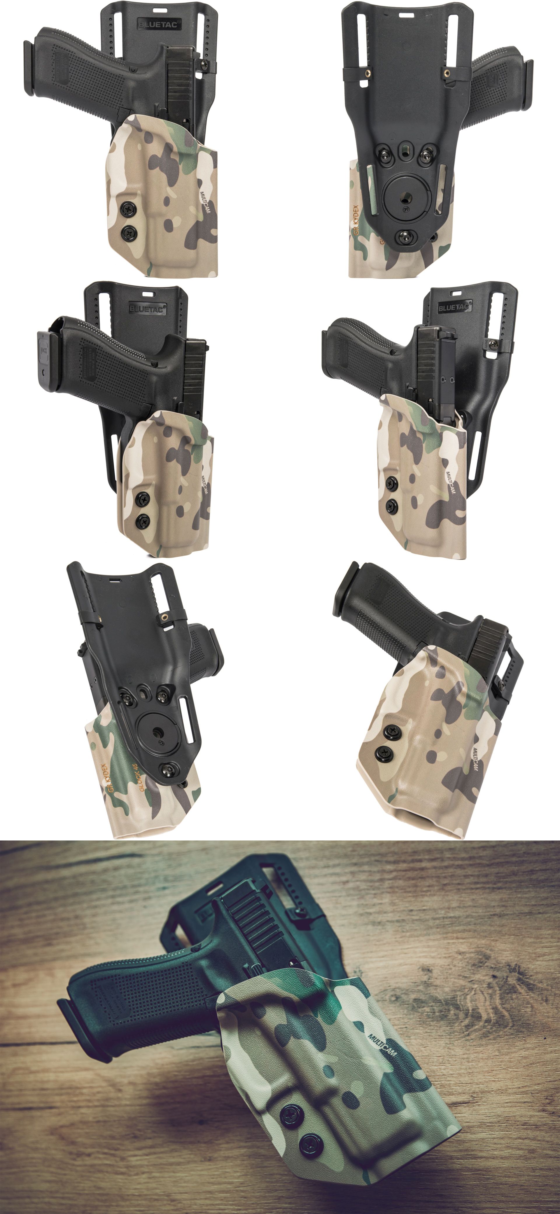 Gr Kydex Taco Owb Drop Panel Holster Glock Multicam